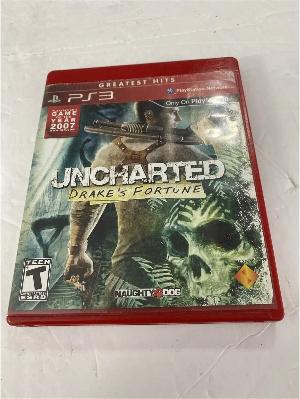 SONY PS3 UNCHARTED DRAKE'S FORTUNE Tested Working +case And Manual